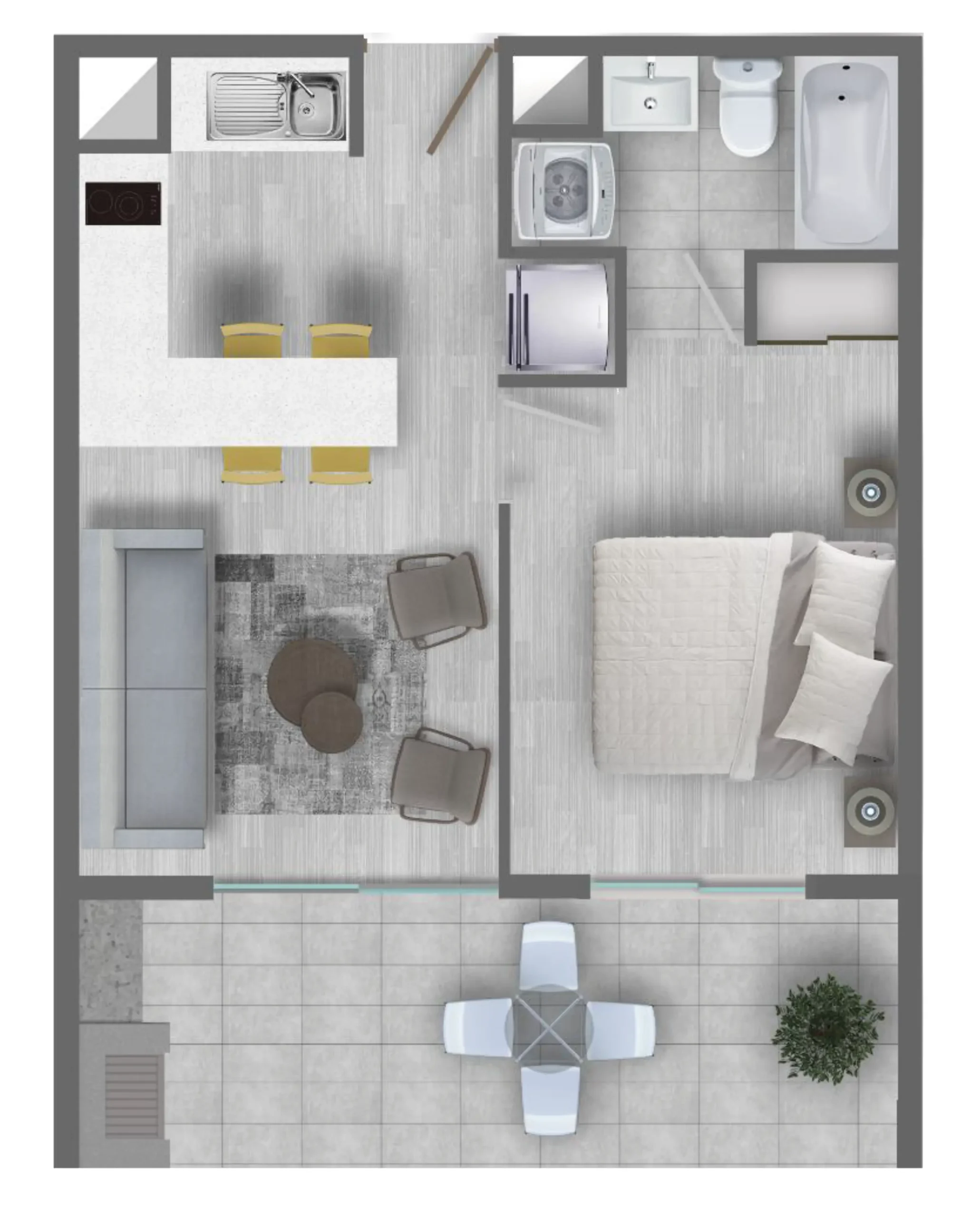 DEPTO TIPO A (Piso 1)