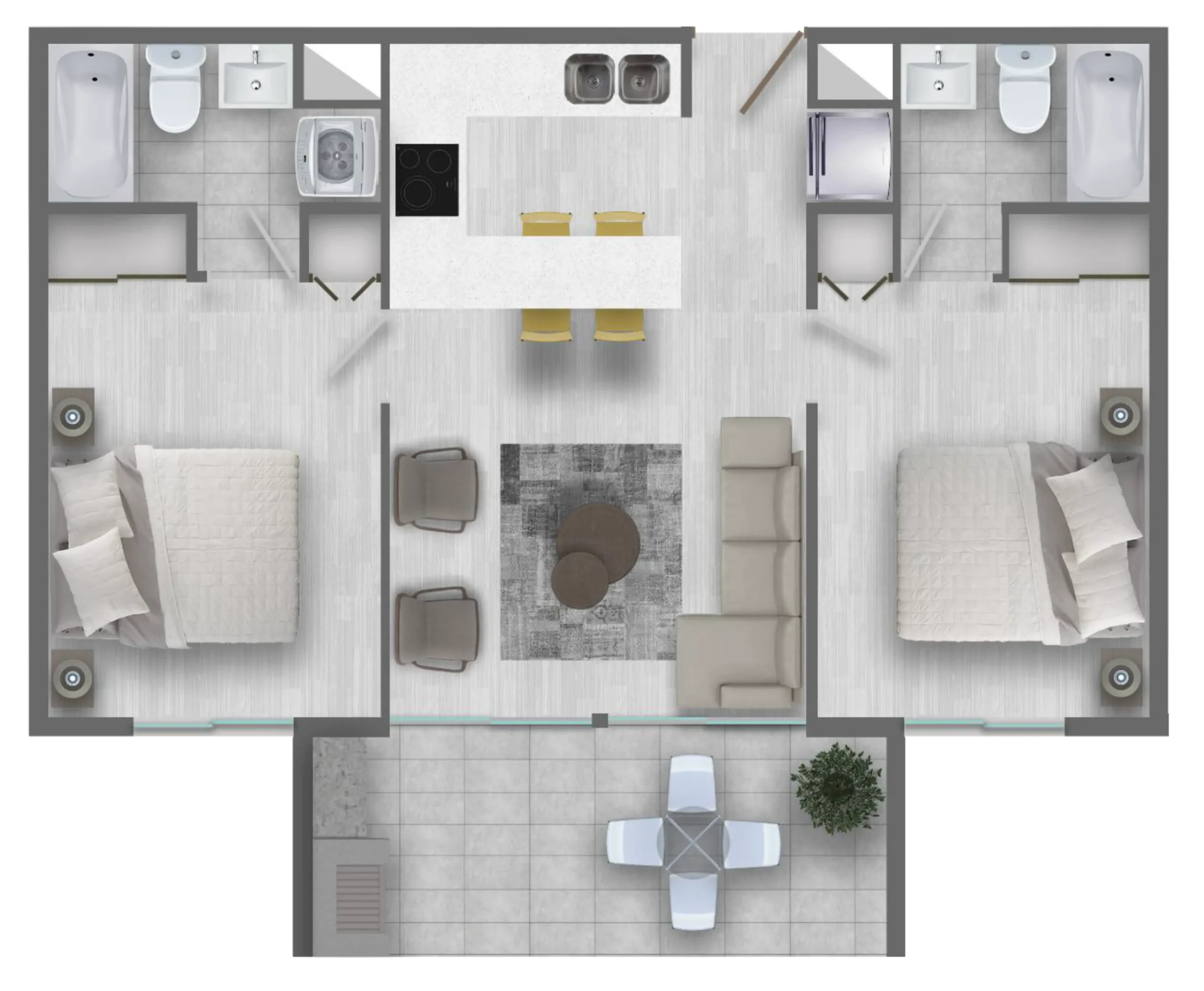 DEPTO TIPO B2 (Piso 1)