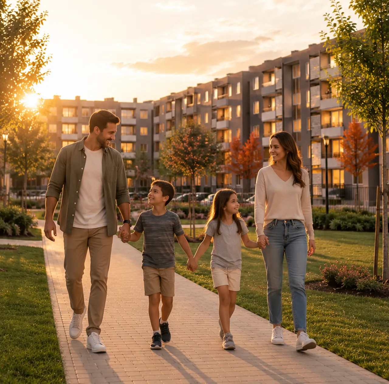 Familia informándose para evitar errores al comprar una vivienda en San Felipe