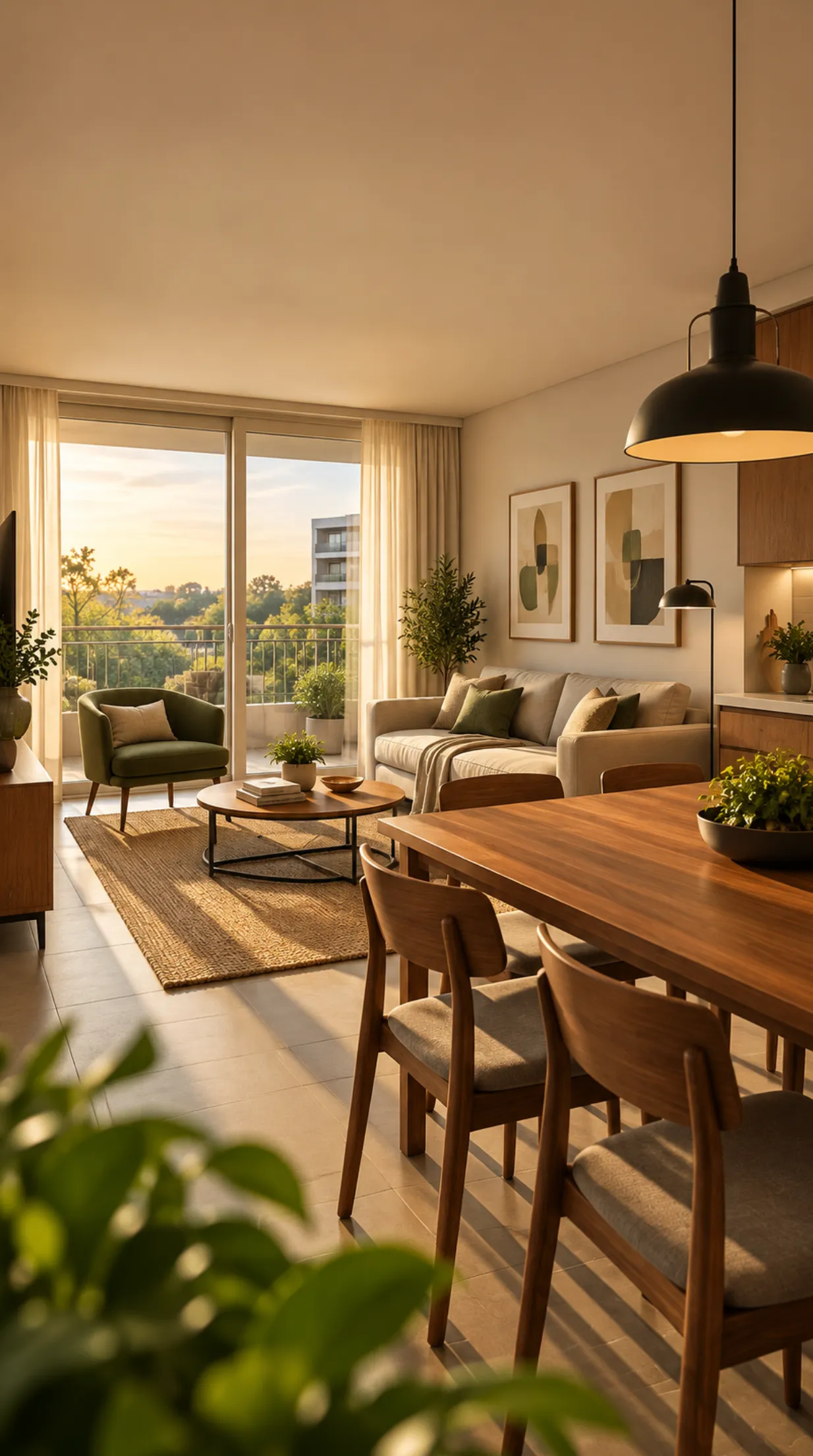 Interior de departamento para vivir en Nova Miraflores